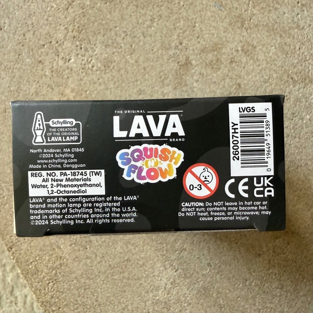 Needoh Lava Lamp Squishy Squeezey Toy Glow in Dark Fidget Nee Doh Schylling NEW - Picture 3 of 4